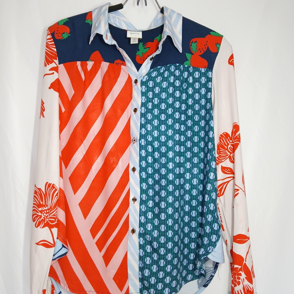 Maeve Anthropology Paz Button Down Blouse
